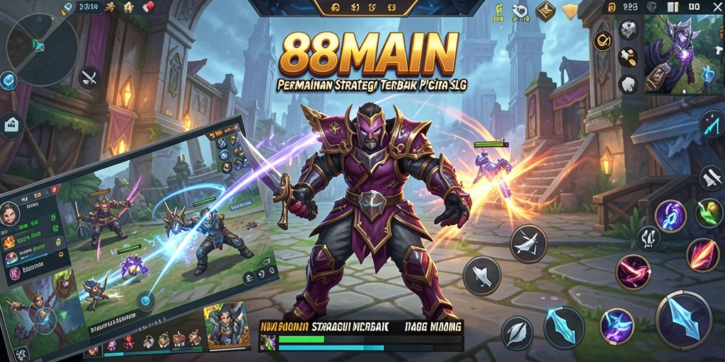 Tampilan gameplay SLG yang mendebarkan di 88MAIN.