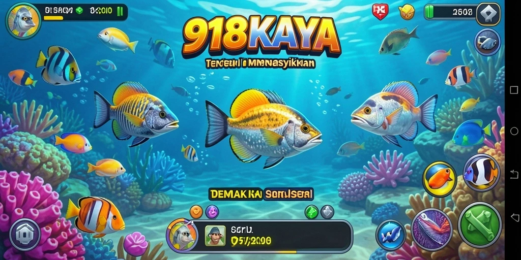 Screenshot gameplay Tembak Ikan di 918KAYA yang seru.