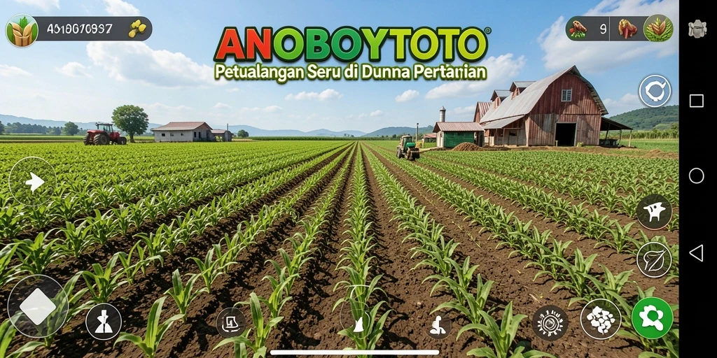 Screenshot gameplay ANOBOYTOTO: Menyenangkan dan interaktif dalam dunia pertanian.