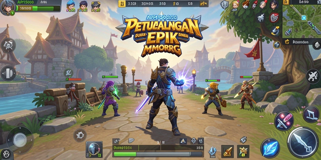 Screenshot gameplay dari petualangan seru di API5000.