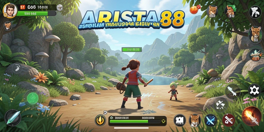 Tampilan gameplay ARISTA88 yang menarik dan interaktif.
