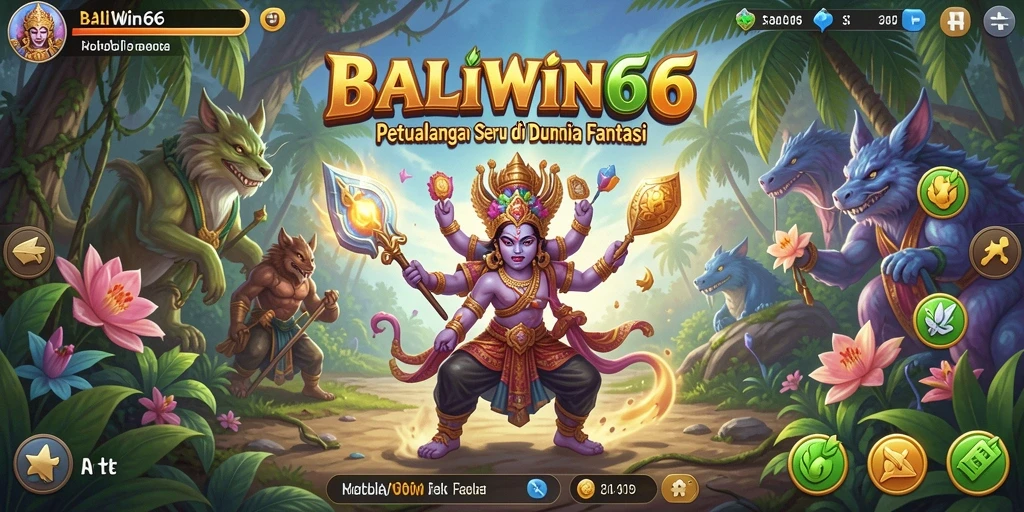 Screenshot menunjukkan gameplay yang mendebarkan di BALIWIN66.