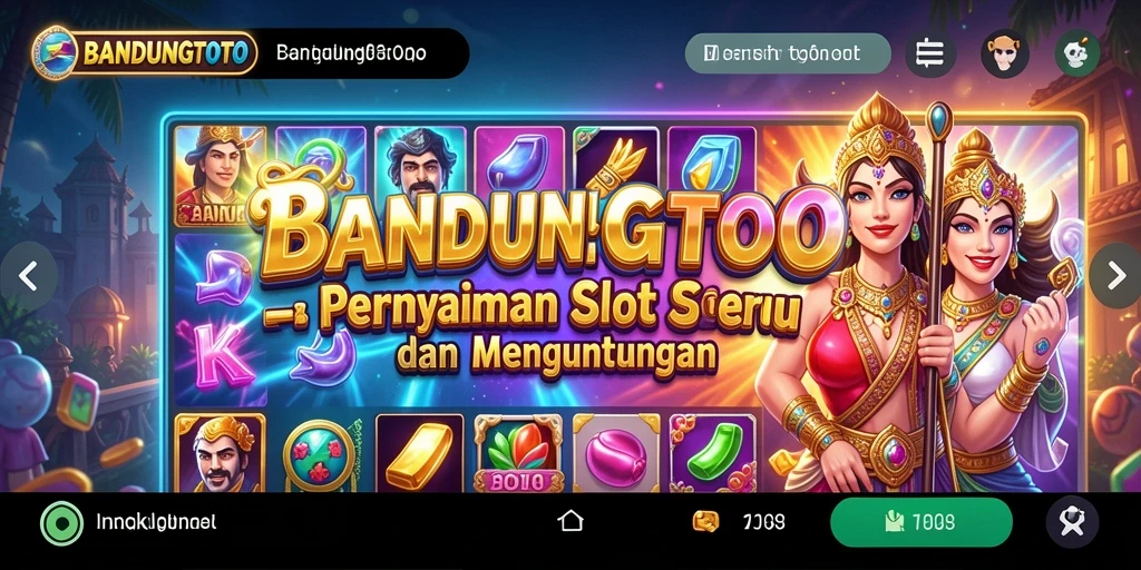 Screenshot permainan menunjukkan tampilan menarik dari gameplay Slot.