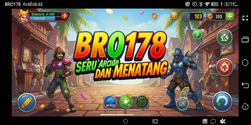 Tampilan gameplay BRO178 yang penuh aksi dan tantangan seru.