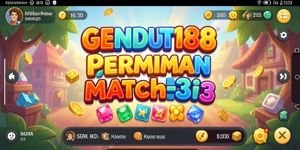 Tampilan gameplay menarik dari GENDUT188 yang seru dan menantang.