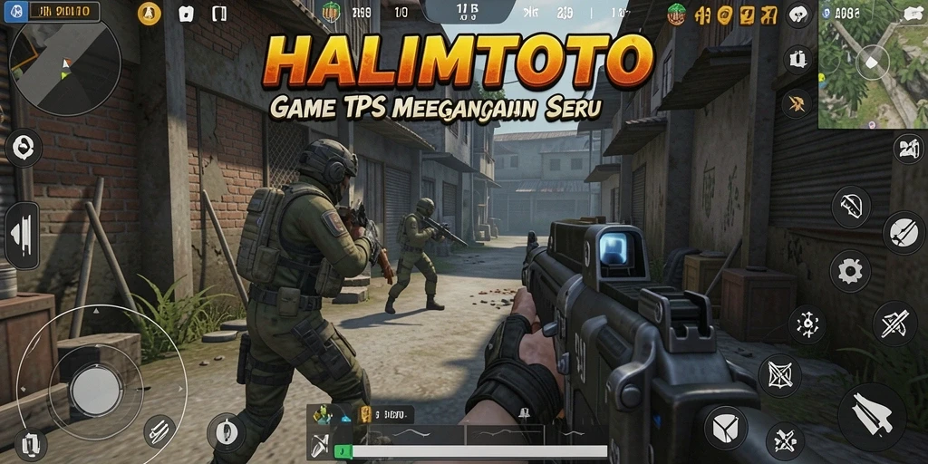 Screenshot gameplay HALIMTOTO yang menampilkan aksi bertempur yang mendebarkan.