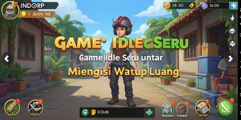 Tampilan gameplay INDORP yang menarik dan mengasyikkan.