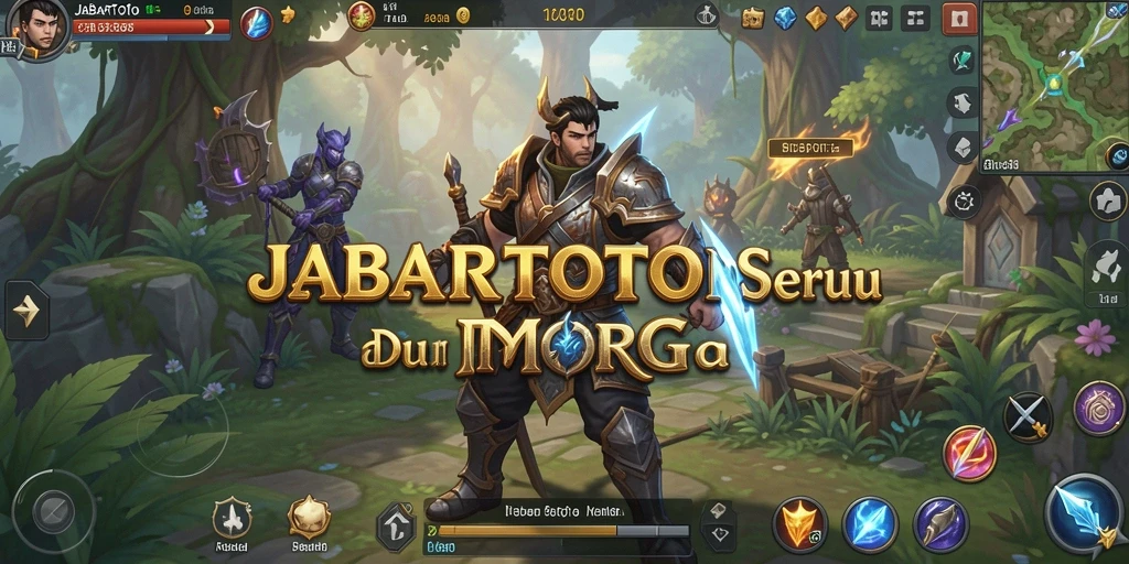 Screenshot gameplay JABARTOTO dengan aksi pertarungan yang mendebarkan.