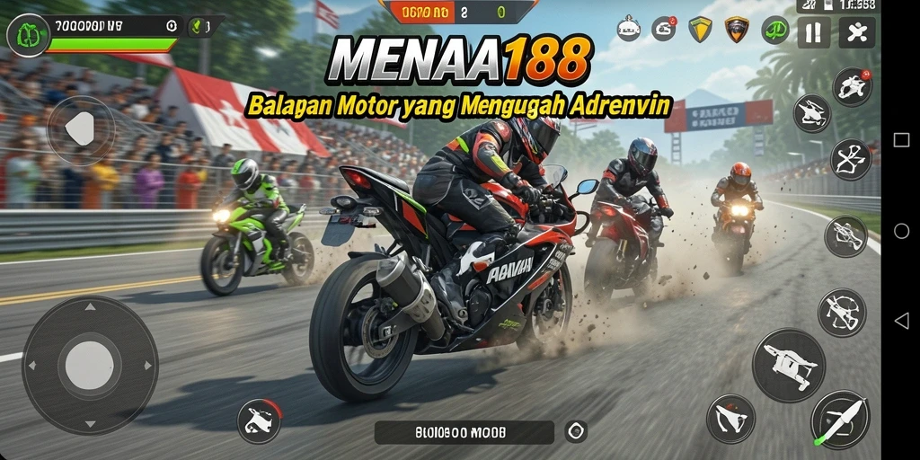 Gameplay MENARA188 yang penuh aksi dan kecepatan.