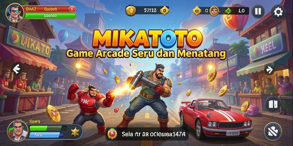 Tampilan seru gameplay MIKATOTO dengan tantangan seru.