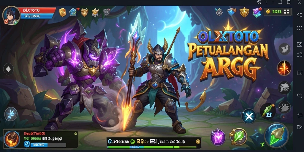 Tampilan gameplay OLXTOTO yang penuh aksi dan petualangan.