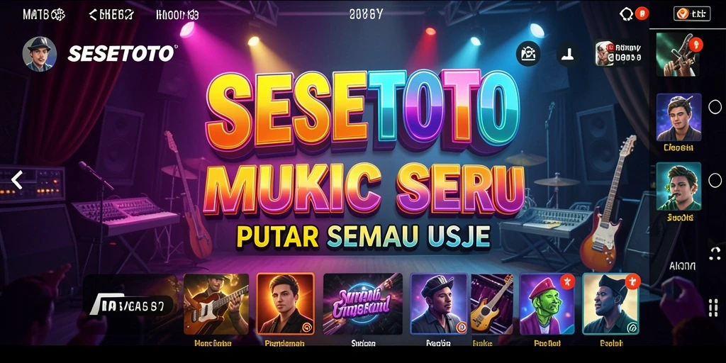 Tampilan gameplay SESETOTO yang dinamis dan interaktif.
