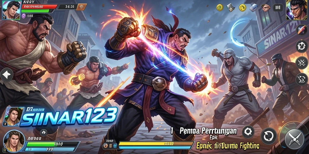 Gameplay SINAR123 yang penuh aksi dan pertarungan seru.