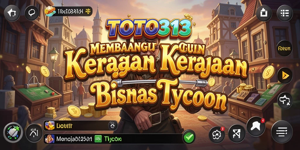 Tampilan menarik dari gameplay Tycoon TOTO313 yang penuh strategi.