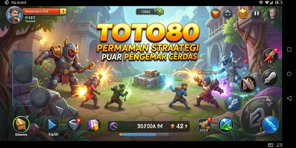 Tangkapan layar utama TOTO80 menunjukkan aksi pertempuran Strategi yang mendebarkan.